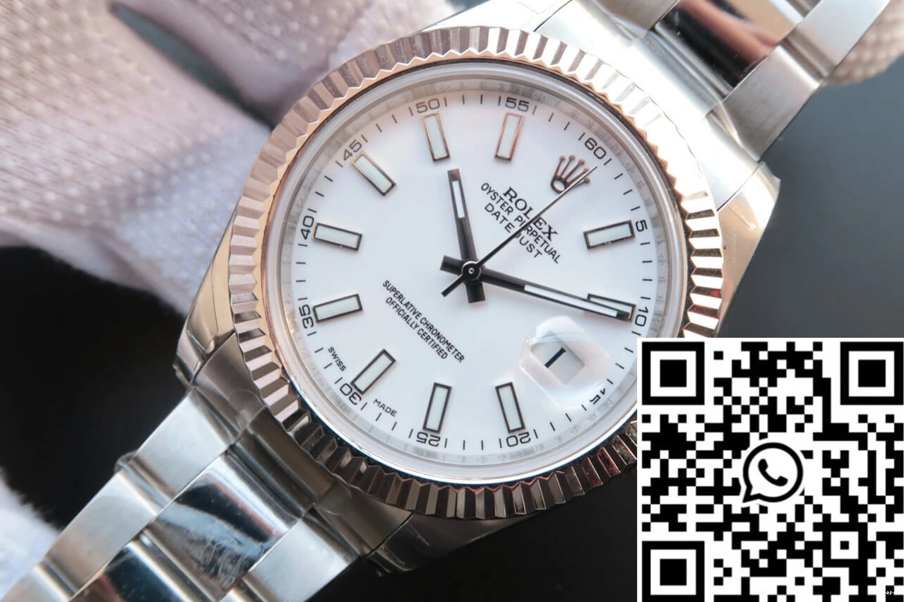 Rolex Dial EW White Factory Datejust M126334-0009 0504